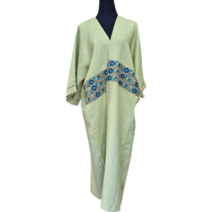 Mint Linen Abaya
